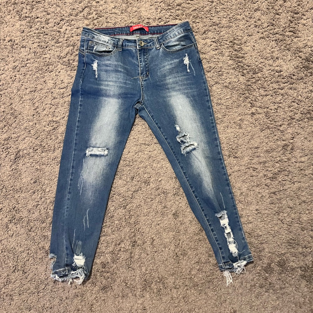 GOGO Denim ripped Jeans